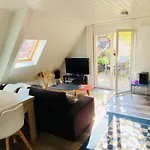 Appartement Joli 2 Pièces, Avec Climatisation Et Grande Terrasse, Vue Sur Les Toits, Zone Piétonne Haguenau