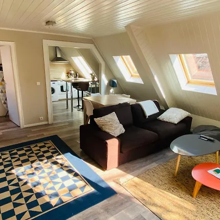 Joli 2 Pieces, Avec Climatisation Et Grande Terrasse, Vue Sur Les Toits, Zone Pietonne アパート アグノー