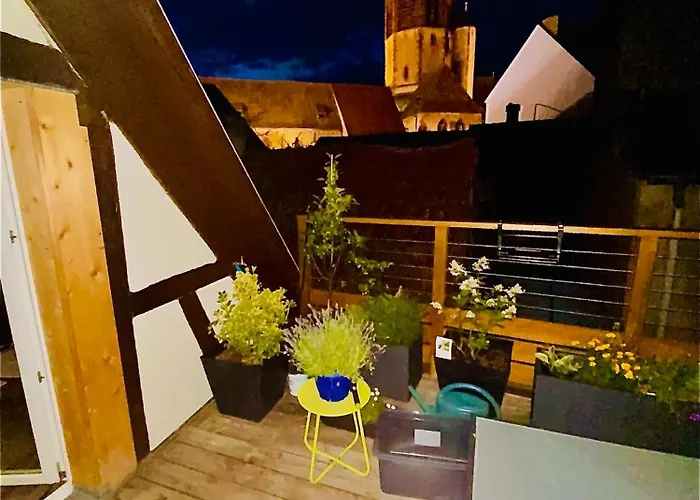 Appartement Joli 2 Pièces, Avec Climatisation Et Grande Terrasse, Vue Sur Les Toits, Zone Piétonne *